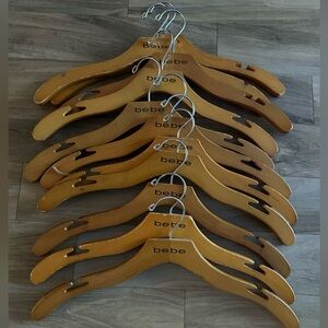 Bebe Wooden Hangers Set of 11